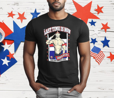 The Last Time Is Now John Cena Farewell Tour Summerslam 2025 T-Shirt