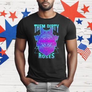 Them Dirty Roses Cosmic Wolf T-Shirt