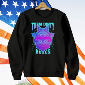 Them Dirty Roses Cosmic Wolf T-Shirt