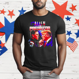 Trump Vs Elon Musk Alien Vs Predator T-Shirt