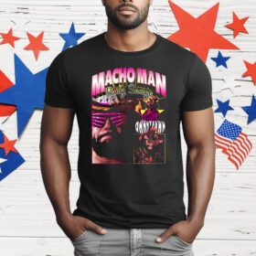 Vintage Collage Macho Man Randy Savage T-Shirt