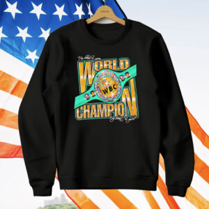 WBC World Champion My Blood Is Green My Heart Gold Boxing T-Shirt