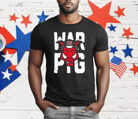 War Pig Arkansas Razorbacks Number 35 T-Shirt