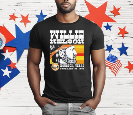 Willie Nelson Astrodome Houston Astros Texas T-Shirt