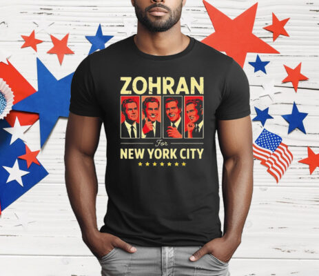 Zohran Portrait For New York City T-Shirt