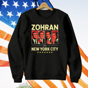 Zohran Portrait For New York City T-Shirt