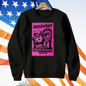 Green Day March 19 2024 House Of Blues Anaheim CA T-Shirt