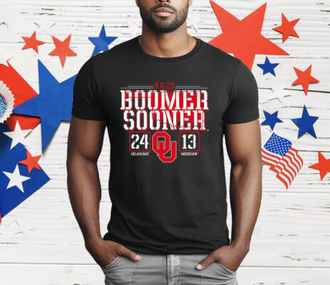 Oklahoma Sooners Vs Michigan Wolverines Boomer Sooner 2025 T-Shirt