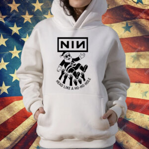 Santa Claus NIN Head Like a Ho Ho Hoe Christmas T-Shirt