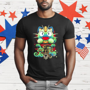 Team Rocket And Meowth Pokemon T-Shirt