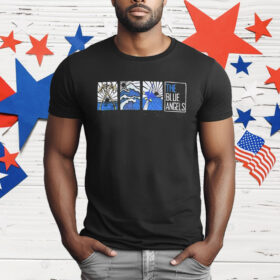 The Blue Angels 4 Square Naval Aviation T-Shirt