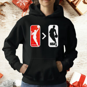 WNBA Greater Than NBA Basketball T-Shirt