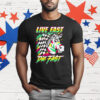 Zebra Live Fast Die Fast T-Shirt